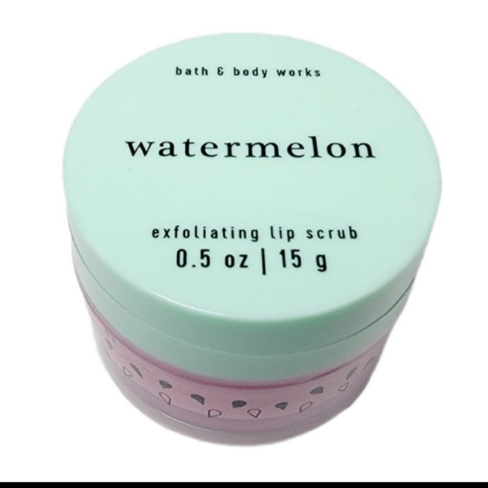 New Bath & Body Works in watermelon exfoliating lip scrub
